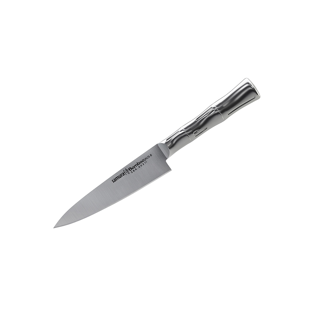Нож кухонный универсальный Samura Bamboo SBA-0021/Y, сталь AUS-8