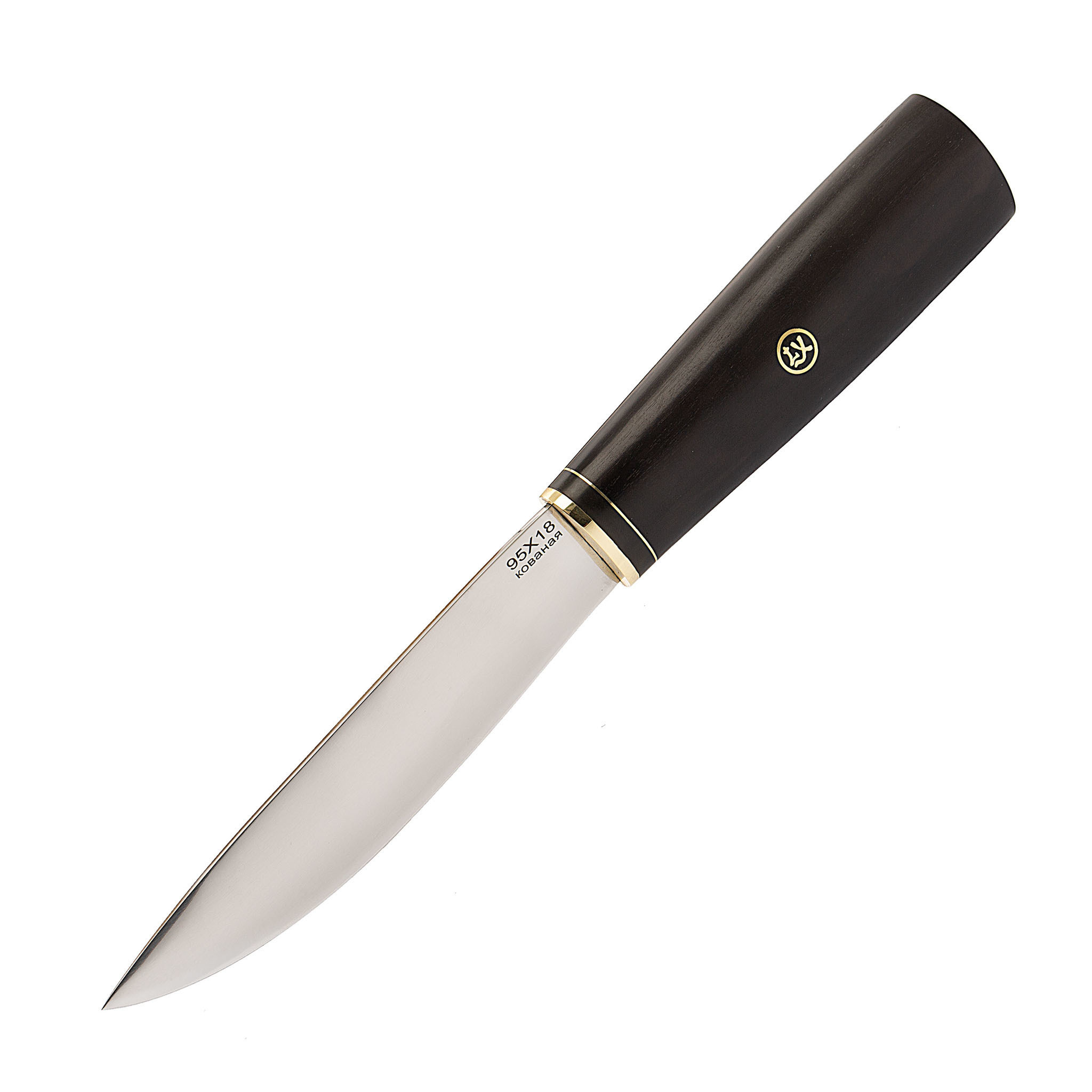 Нож Якутский, сталь 95х18, граб нож разделочный аир горностай сталь 95х18 рукоять граб