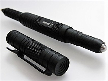 Тактическая ручка Boker Plus Tactical Pen Black - 09BO090, авиационный алюминий, чёрный. Фото №4