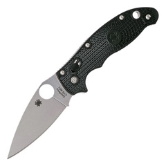 Фото Складной нож Spyderco Manix 2 Black Lightweight сталь CTS BD1, рукоять FRN черный