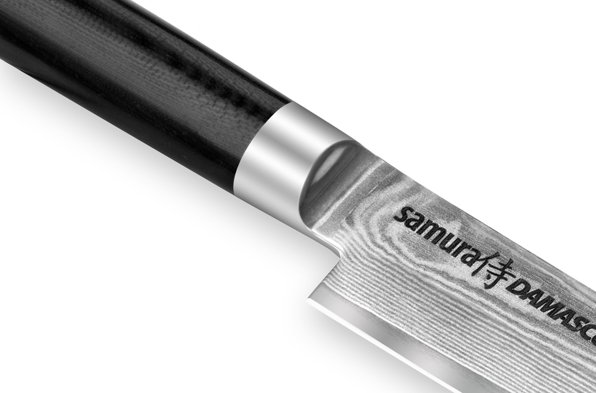 Нож кухонный универсальный Samura Damascus SD-0023/Y, сталь VG-10/дамаск, рукоять G-10 от Ножиков