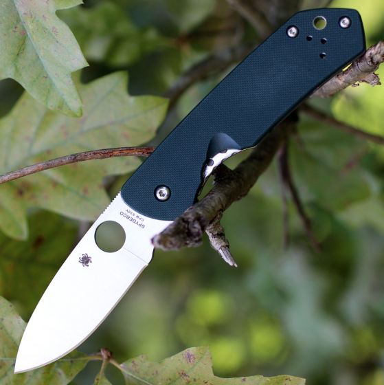 фото Складной нож brouwer - spyderco c232gtip, сталь crucible cpm® s30v™ satin plain, рукоять титан/стеклотекстолит g10