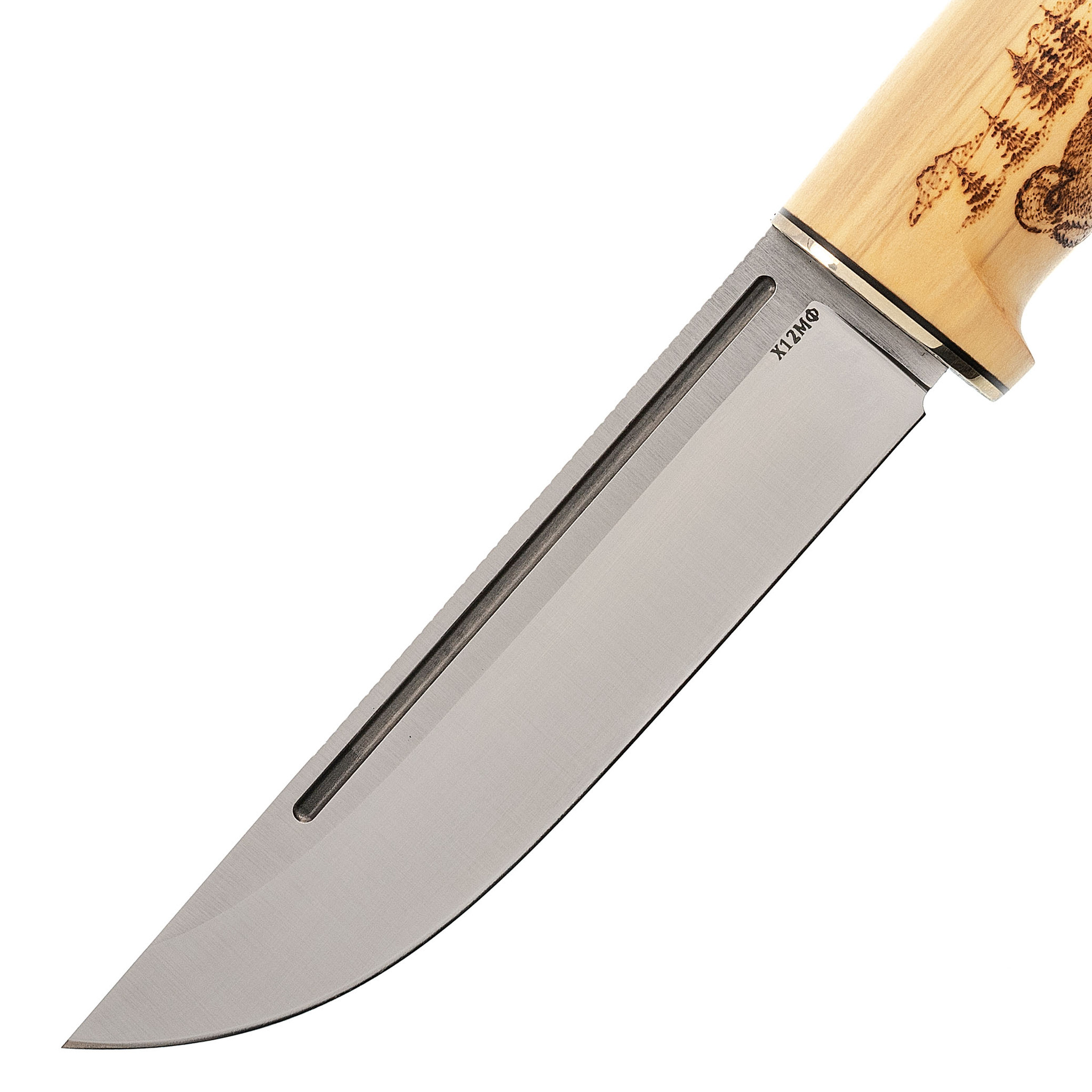 Нож Шмель, сталь Х12МФ, карелка - фото 2