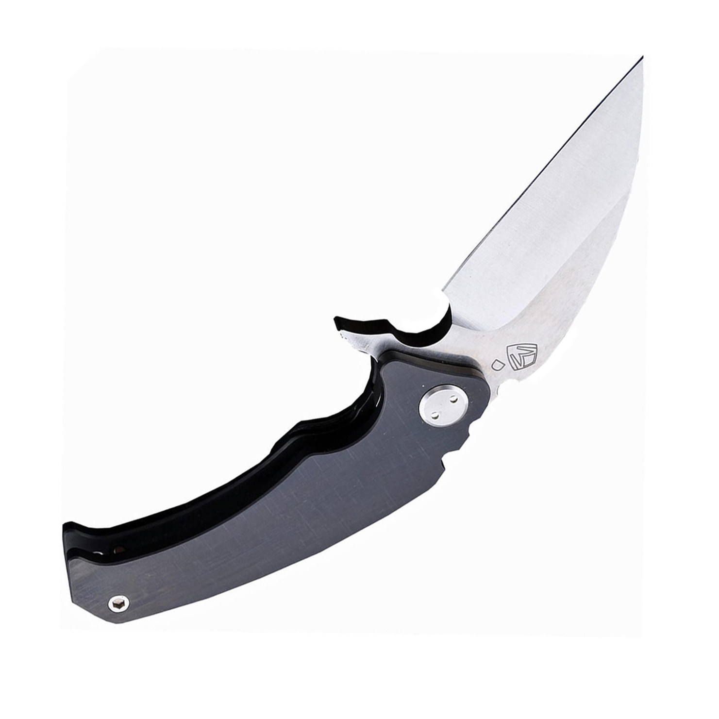 фото Нож складной medford fuk flipper, сталь d2, рукоять титановый сплав, чёрный