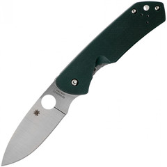 Фото Складной нож Brouwer - Spyderco C232GTIP, сталь Crucible CPM® S30V™ Satin Plain, рукоять титан/стеклотекстолит G10