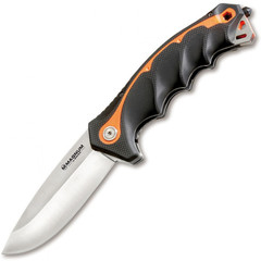 Фото Складной нож Magnum Chainsaw Attendant Satin - Boker 01RY294, сталь 440B Satin, рукоять пластик/резина