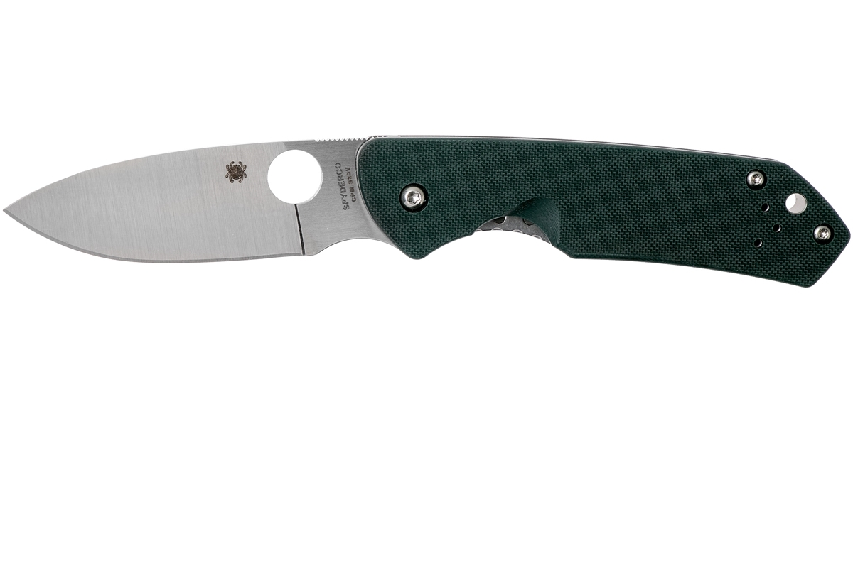 Складной нож Brouwer - Spyderco C232GTIP, сталь Crucible CPM® S30V™ Satin Plain, рукоять титан/стеклотекстолит G10 - фото 7