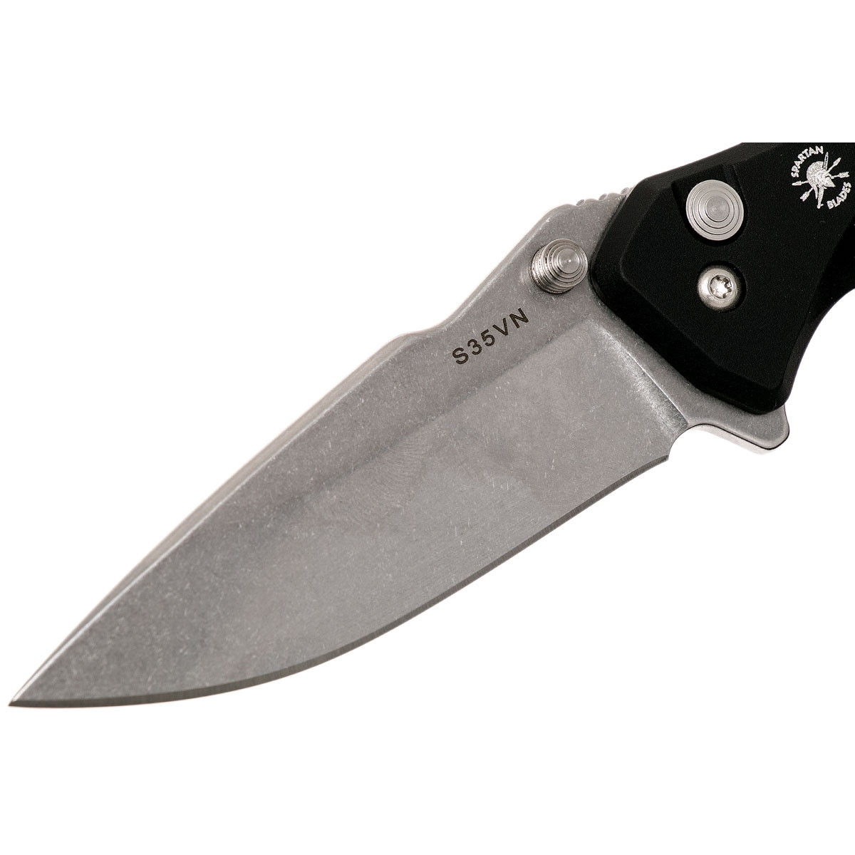 фото Складной нож spartan blades pallas, клинок stonewash, сталь cpm-s35vn, рукоять черный алюминий