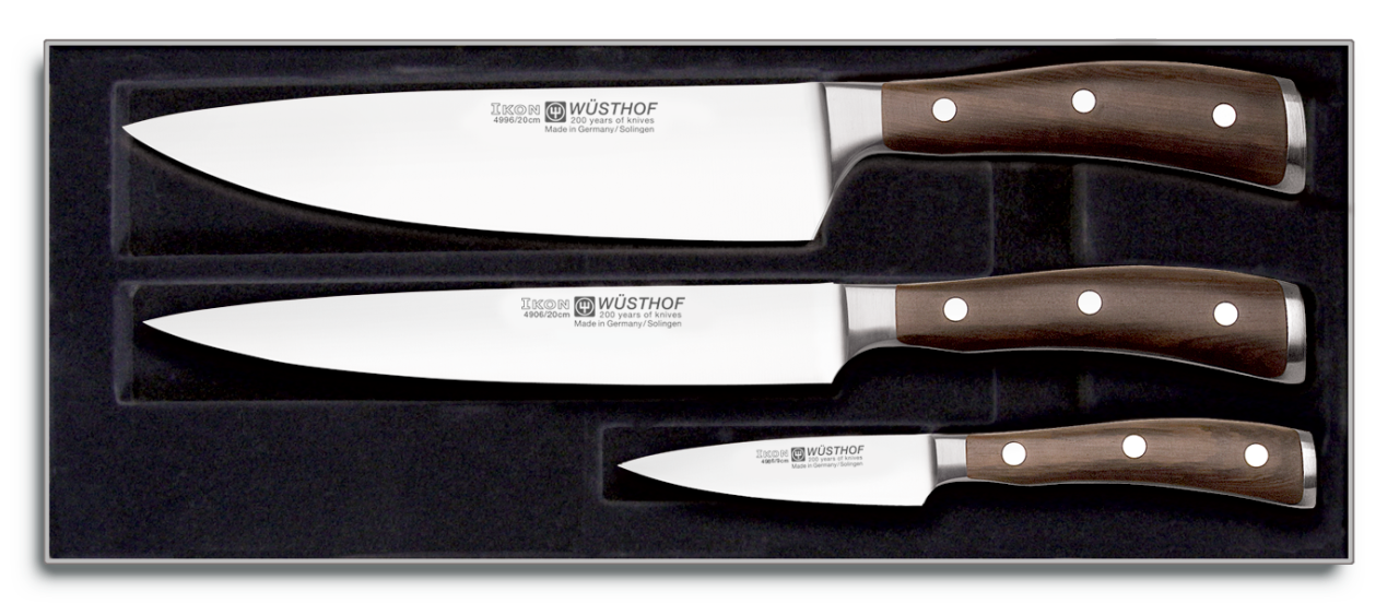 Набор кухонных ножей 3 шт. 9600 WUS, серия Ikon