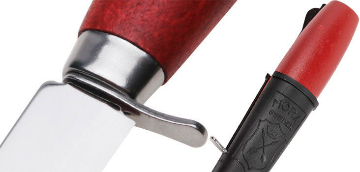 Нож с фиксированным лезвием Morakniv Classic 612, углеродистая сталь, рукоять береза - фото 3