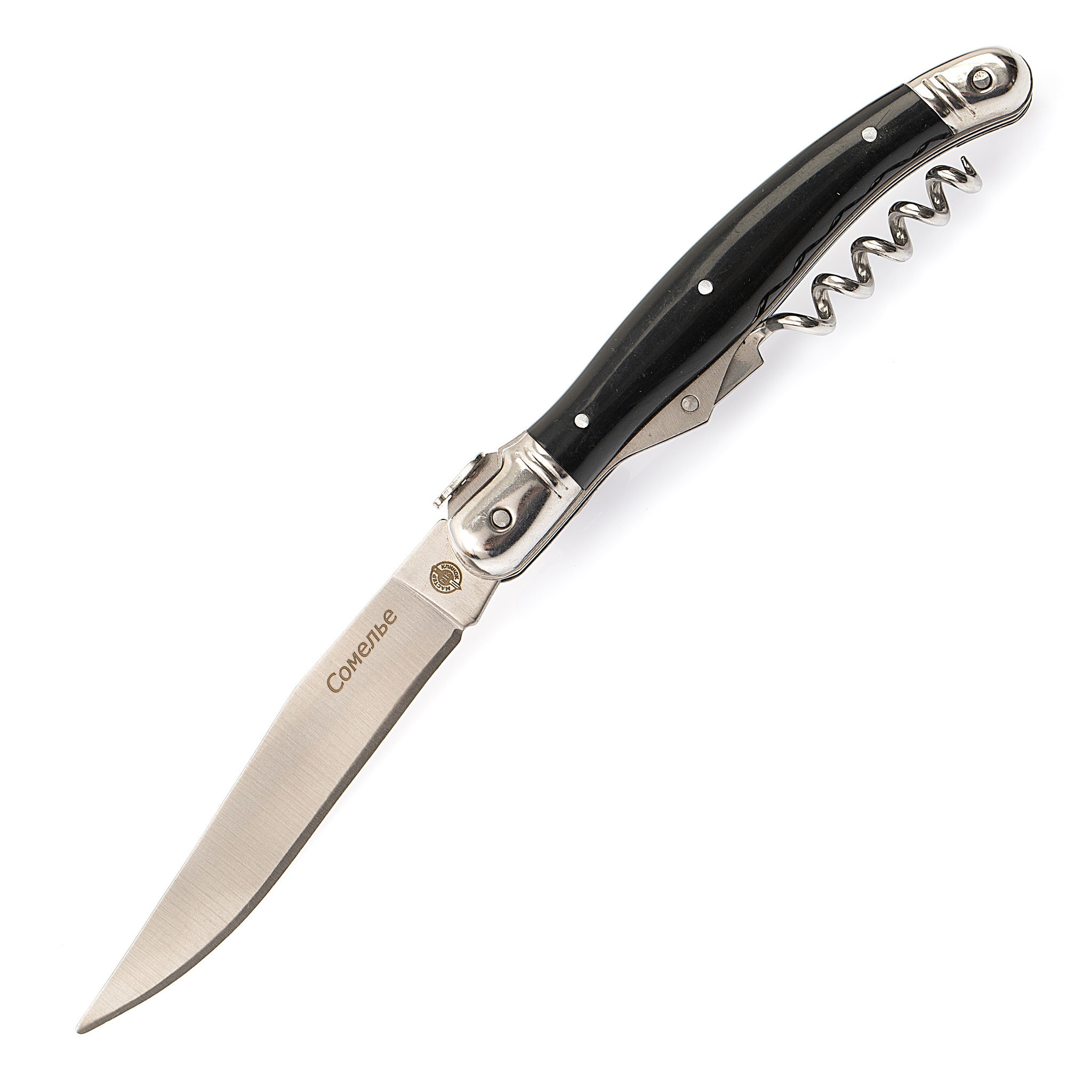 Складной нож Сомелье 6, со штопором - фото 1