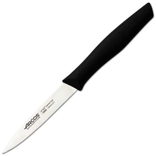 Нож для чистки 10 см, рукоять черная