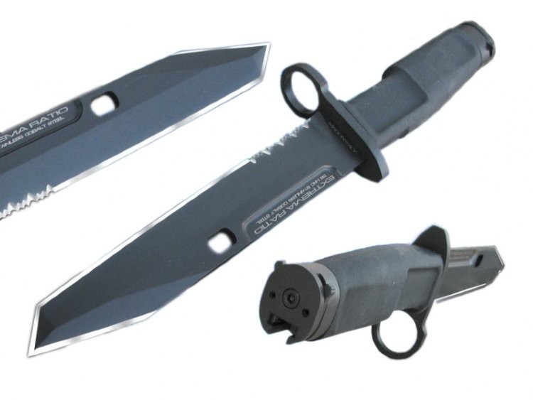 Нож с фиксированным клинком Extrema Ratio Fulcrum Mil-Spec Bayonet Ranger, сталь Bhler N690, рукоять пластик - фото 4