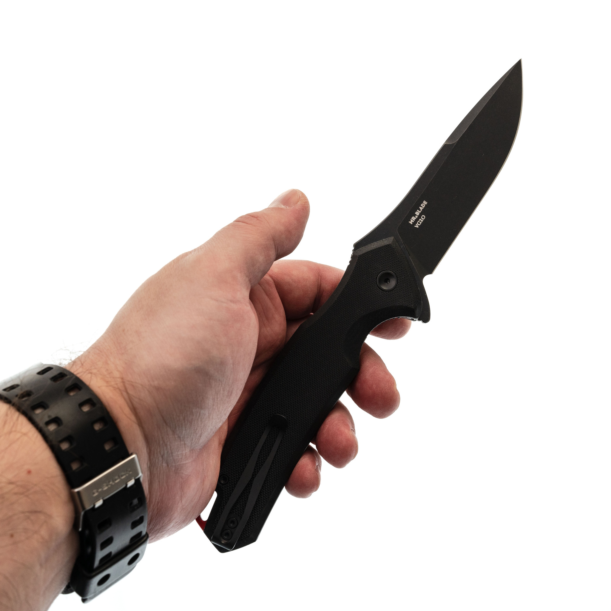 Складной нож Mr.Blade Hellcat, сталь VG-10, рукоять G10, черный - фото 8