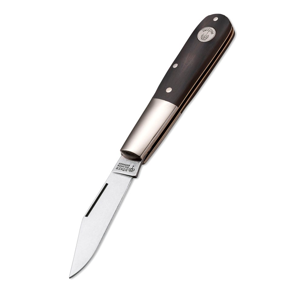Складной нож Barlow - Boker 100501, сталь 440С Polished, рукоять африканское дерево