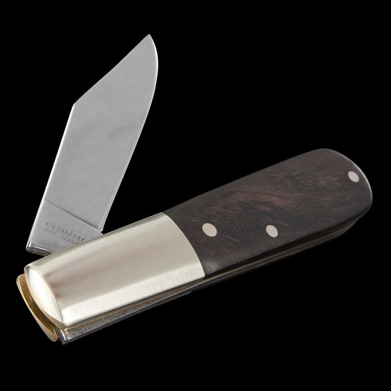 Складной нож Barlow - Boker 100501, сталь 440С Polished, рукоять африканское дерево - фото 4