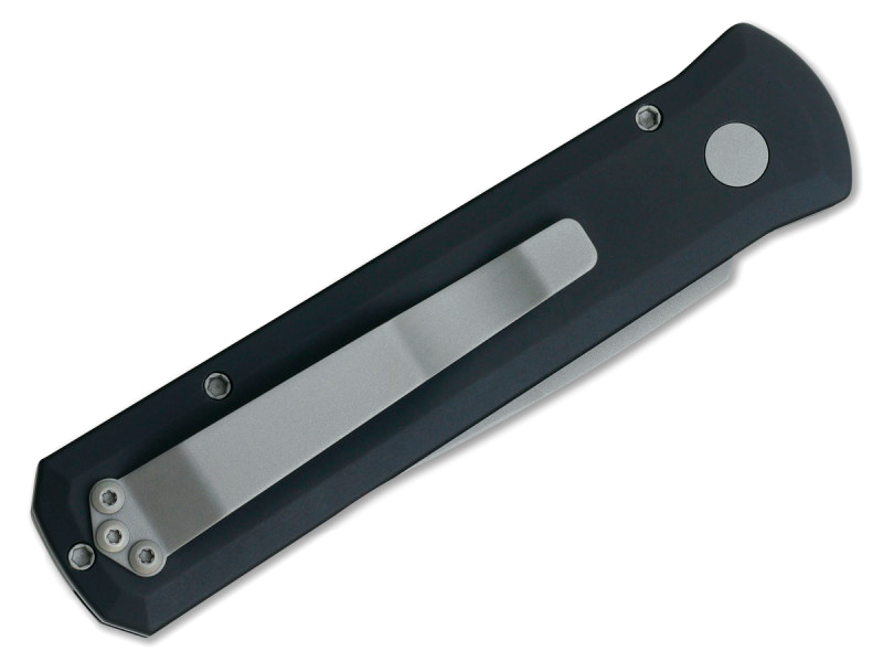Автоматический складной нож Pro-Tech Godson 720 Black, сталь 154CM, рукоять алюминий, черный - фото 3