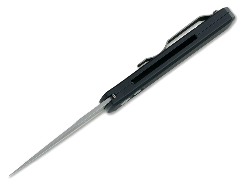Автоматический складной нож Pro-Tech Godson 720 Black, сталь 154CM, рукоять алюминий, черный - фото 4