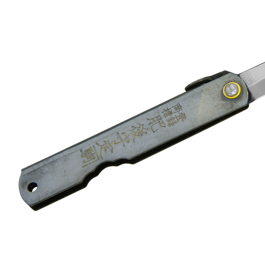 Нож складной Higonokami Reverse Tanto, сталь AoGami, рукоять нержавеющая сталь, серый - фото 3