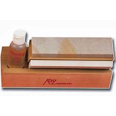 Фото Набор для заточки ножей Katz Soft/Hard White/Hard Black Arkansas