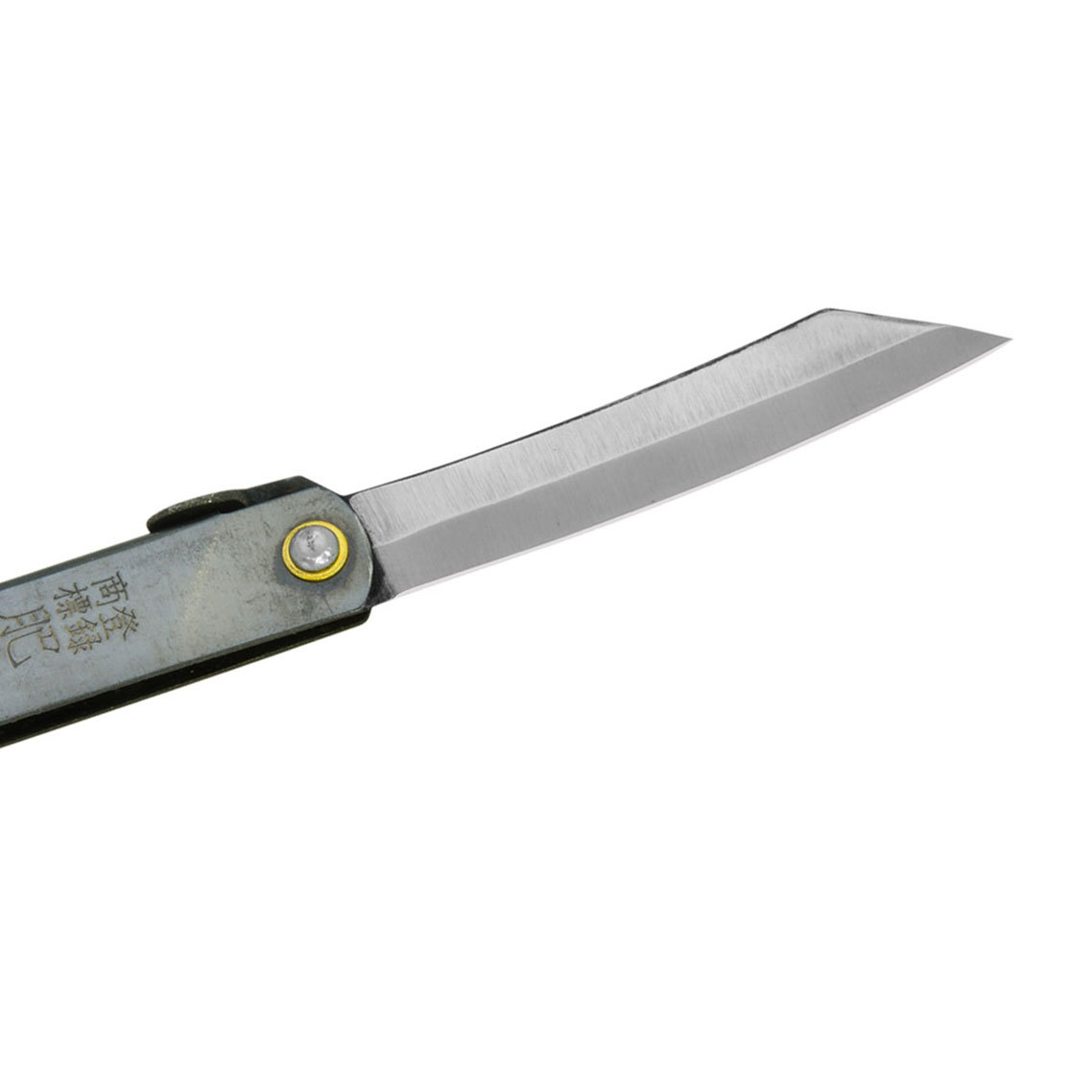 Нож складной Higonokami Reverse Tanto, сталь AoGami, рукоять нержавеющая сталь, серый - фото 4