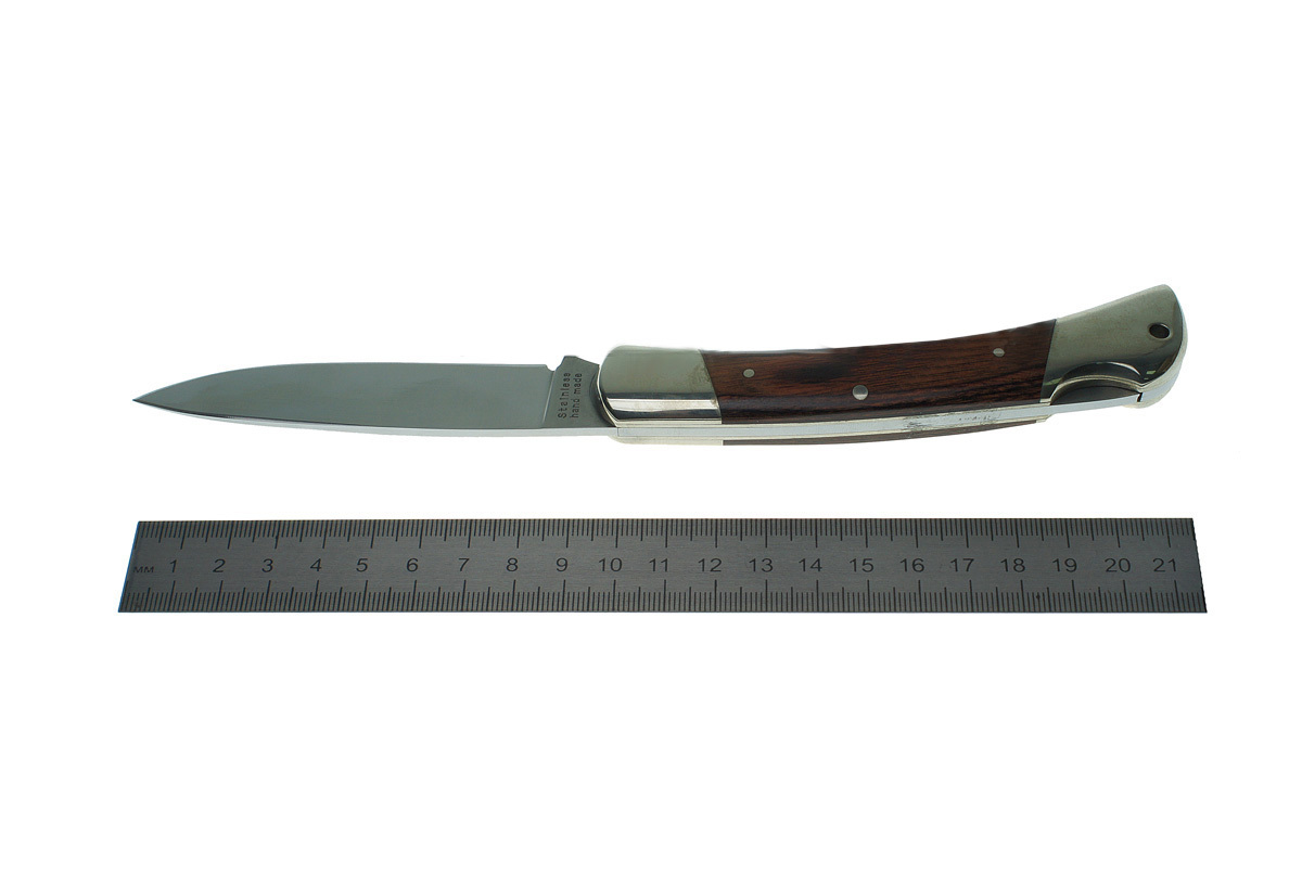 Складной нож IC CUT, Американский лось, 48#10100WP, сталь AUS6, pakka wood - фото 2