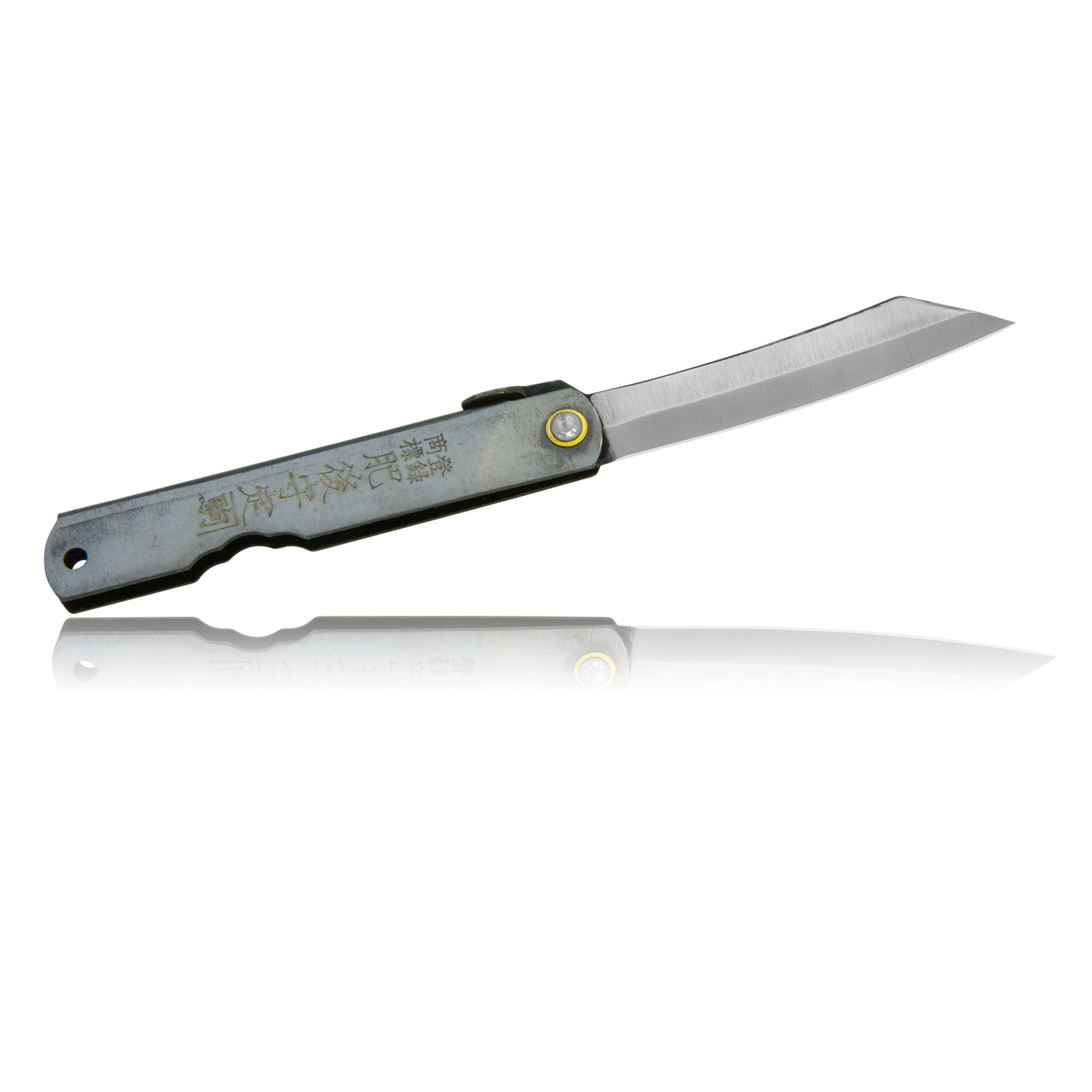 Нож складной Higonokami Reverse Tanto, сталь AoGami, рукоять нержавеющая сталь, серый от Ножиков