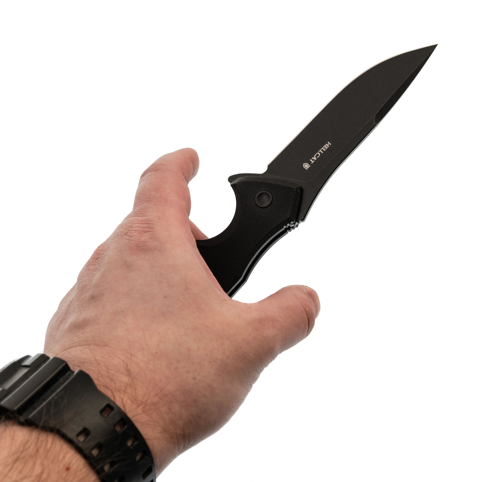 Складной нож Mr.Blade Hellcat, сталь VG-10, рукоять G10, черный - фото 9