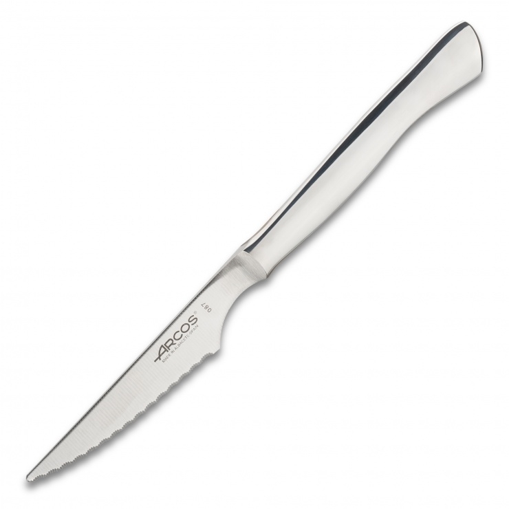 Нож столовый для стейка 110 мм, рукоять нержавеющая сталь, серия Steak, Arcos