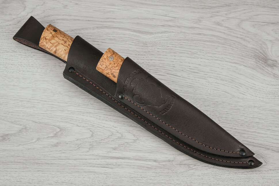Комплект якутских ножей, сталь Х12МФ, двойной чехол от Ножиков