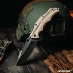 Фото Складной нож Mr.Blade HT-1 black, сталь D2, рукоять Tan G10