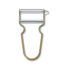 Фото Овощечистка Victorinox REX Peeler, нержавеющая сталь, рукоять алюминий, золотистая