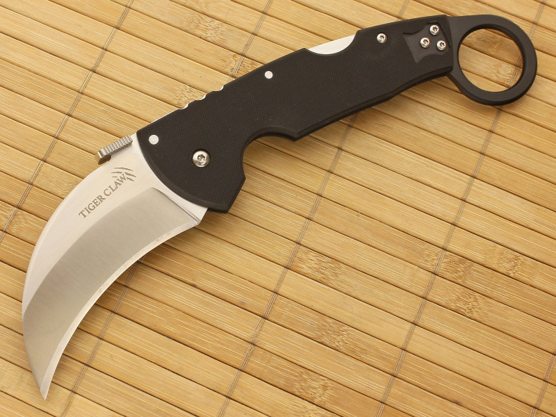 Складной нож Cold Steel Tiger Claw Karambit 22KF, сталь CTS-XHP, рукоять G-10 - фото 1