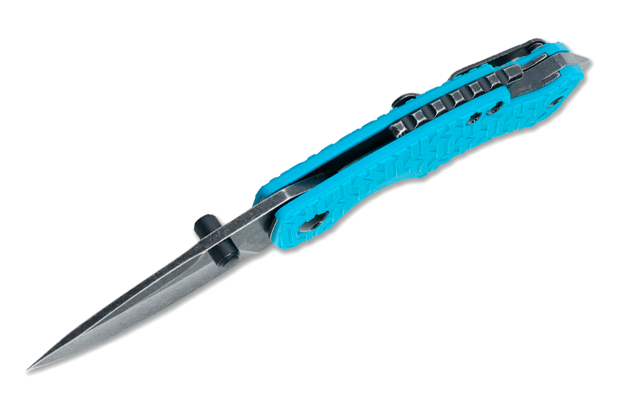 Нож складной Shuffle - KERSHAW 8700TEALBW, сталь 8Cr13MoV c покрытием BlackWash™, рукоять текстурированный термопластик GFN бирюзового цвета - фото 4