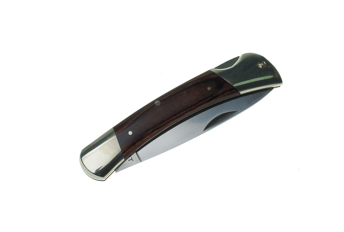 Складной нож IC CUT, Американский лось, 48#10100WP, сталь AUS6, pakka wood - фото 3