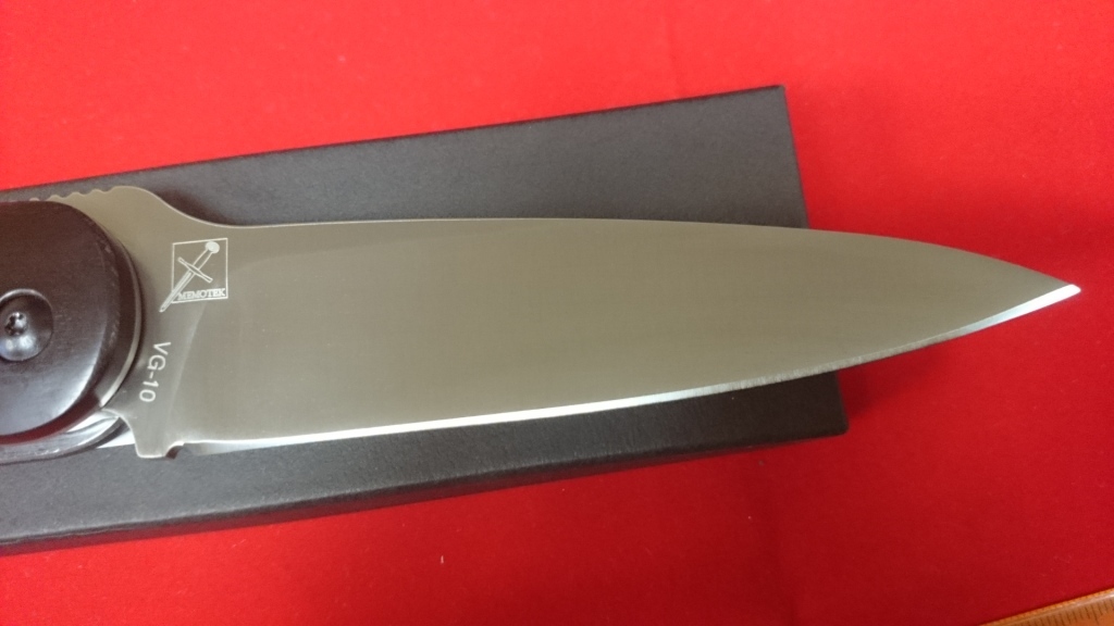 Складной нож Hikari Mino Kami, сталь VG-10, рукоять черное дерево - фото 5