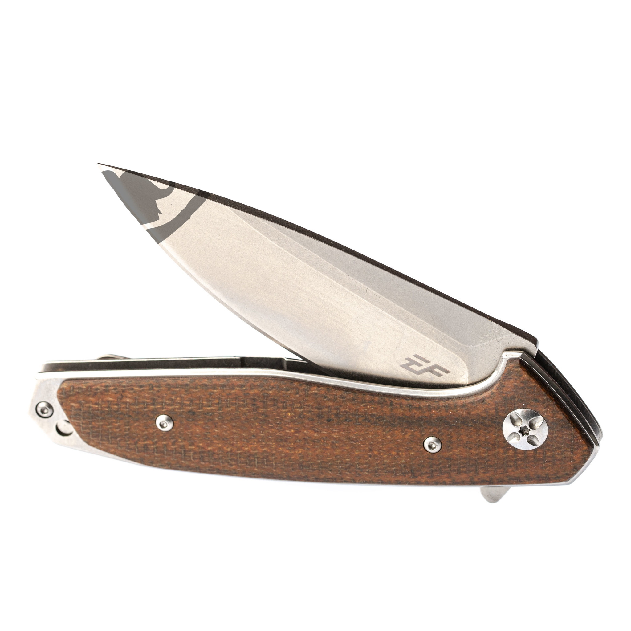 Складной нож Eafengrow EF961 Brown, сталь D2 - фото 5