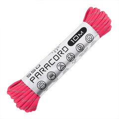 Фото Паракорд 550 Neon Pink световозвращающий, 10 м