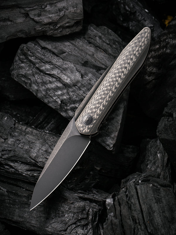 Складной нож WE Knife Black Void Opus, CPM 20CV BW - фото 2