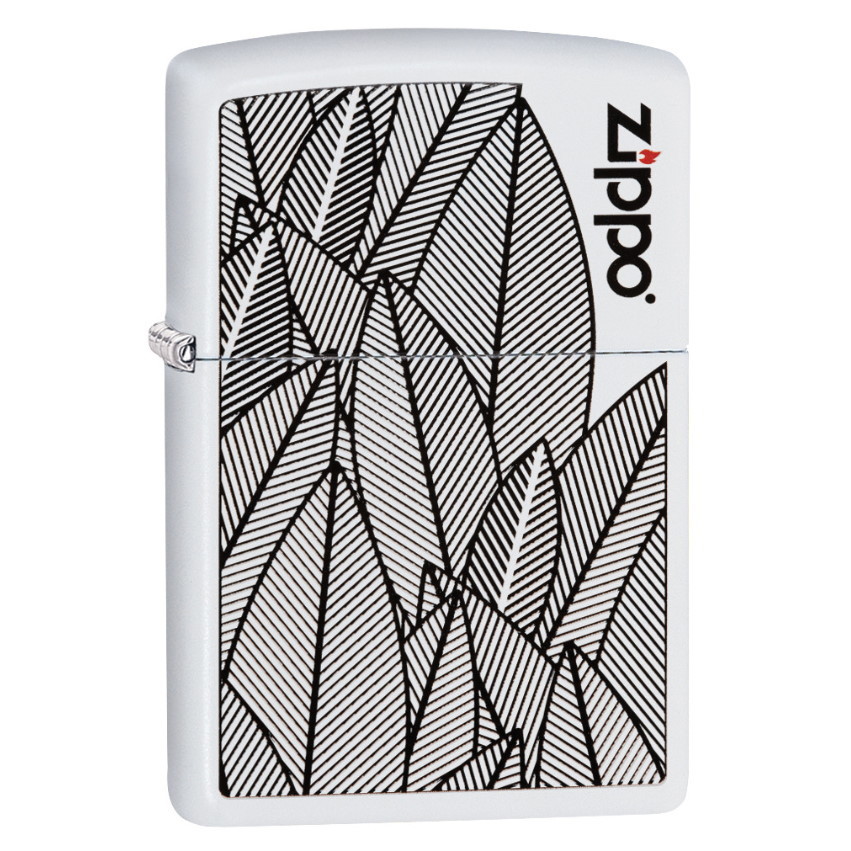 Зажигалка Zippo Classic с покрытием White Matte, латунь/сталь, белая, матовая, 36x12x56 мм - фото 1