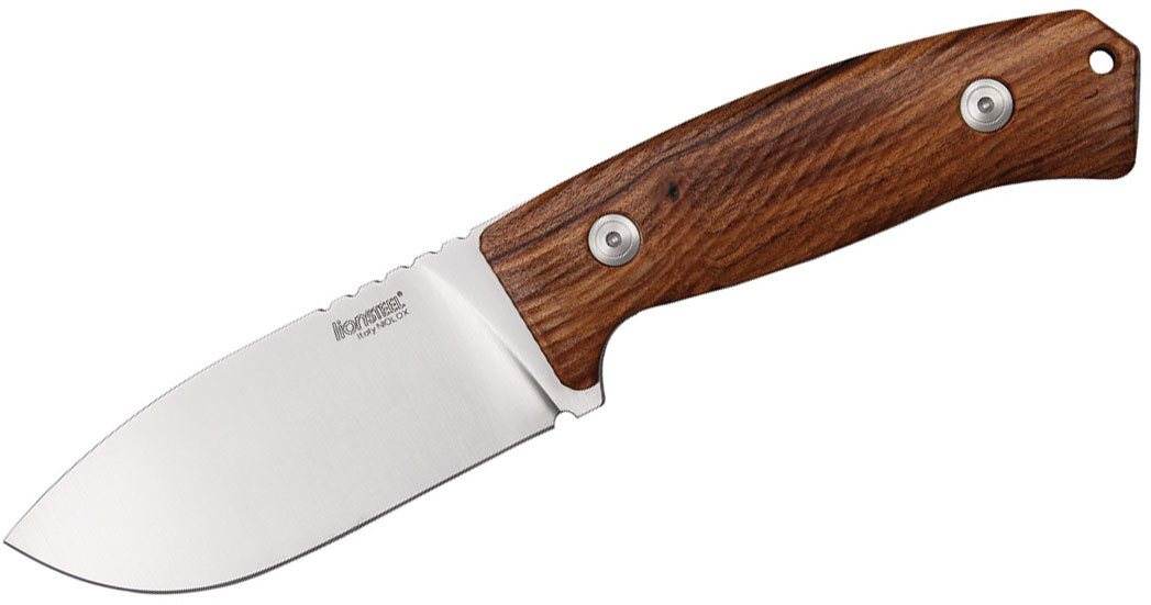 Нож с фиксированным клинком LionSteel M3 ST Santos Wood, сталь Niolox, рукоять палисандр - фото 1