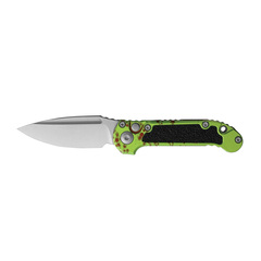 Фото Автоматический нож Microtech LUDT Gen III Zombie, сталь M390MK, рукоять алюминий, салатовый