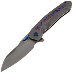 Фото Складной нож Remette Kestrel DLC, сталь S35VN, рукоять титан/Timascus