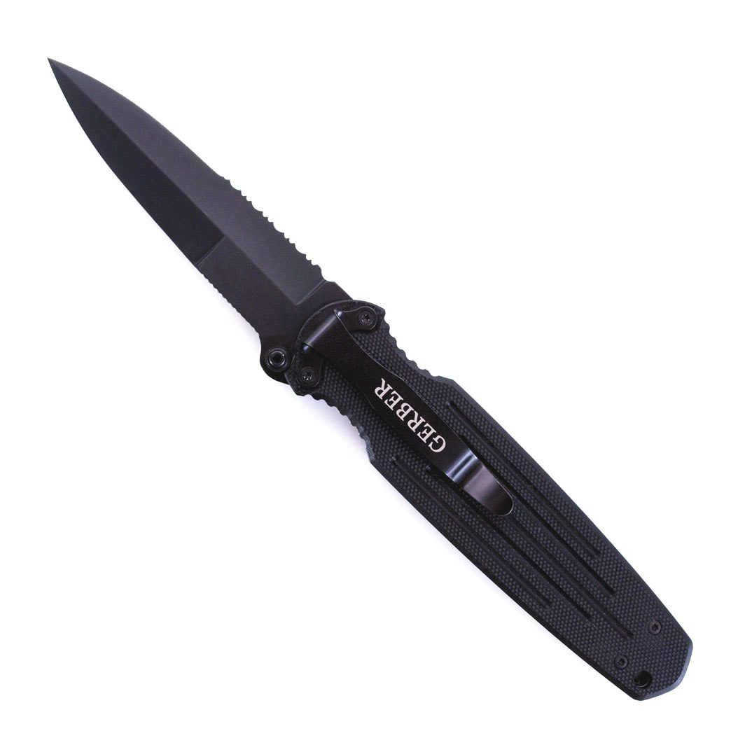 Складной нож  Gerber Applegate Covert FAST, сталь 440А, рукоять стеклотекстолит G-10, черный - фото 2