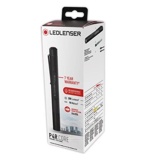 Фонарь светодиодный LED Lenser P4R Core, 200 лм, аккумулятор - фото 4