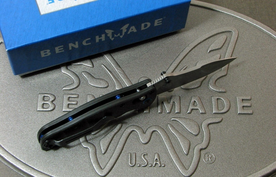 Складной нож Benchmade Nakamura Carbon 484-1, сталь S90V, рукоять карбон - фото 9