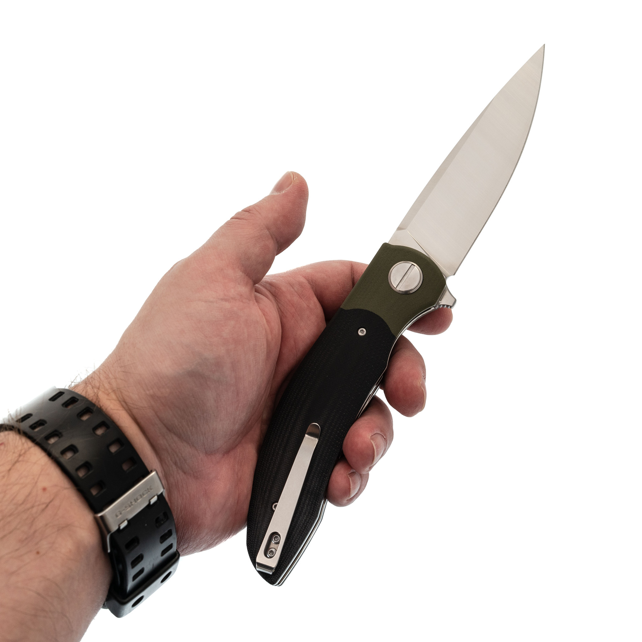 Большой складной нож Honor Tirex Black, сталь D2 - фото 5