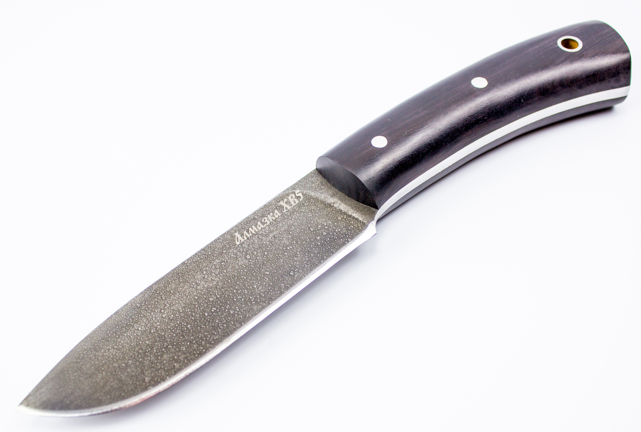Нож туристический МТ-102m (малый), черный граб, алмазная сталь ХВ5 от Ножиков