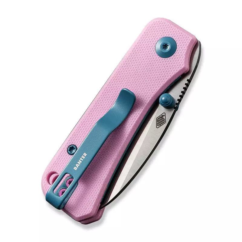 Складной нож Civivi Baby Banter, сталь Nitro-V, рукоять G10, розовый - фото 7
