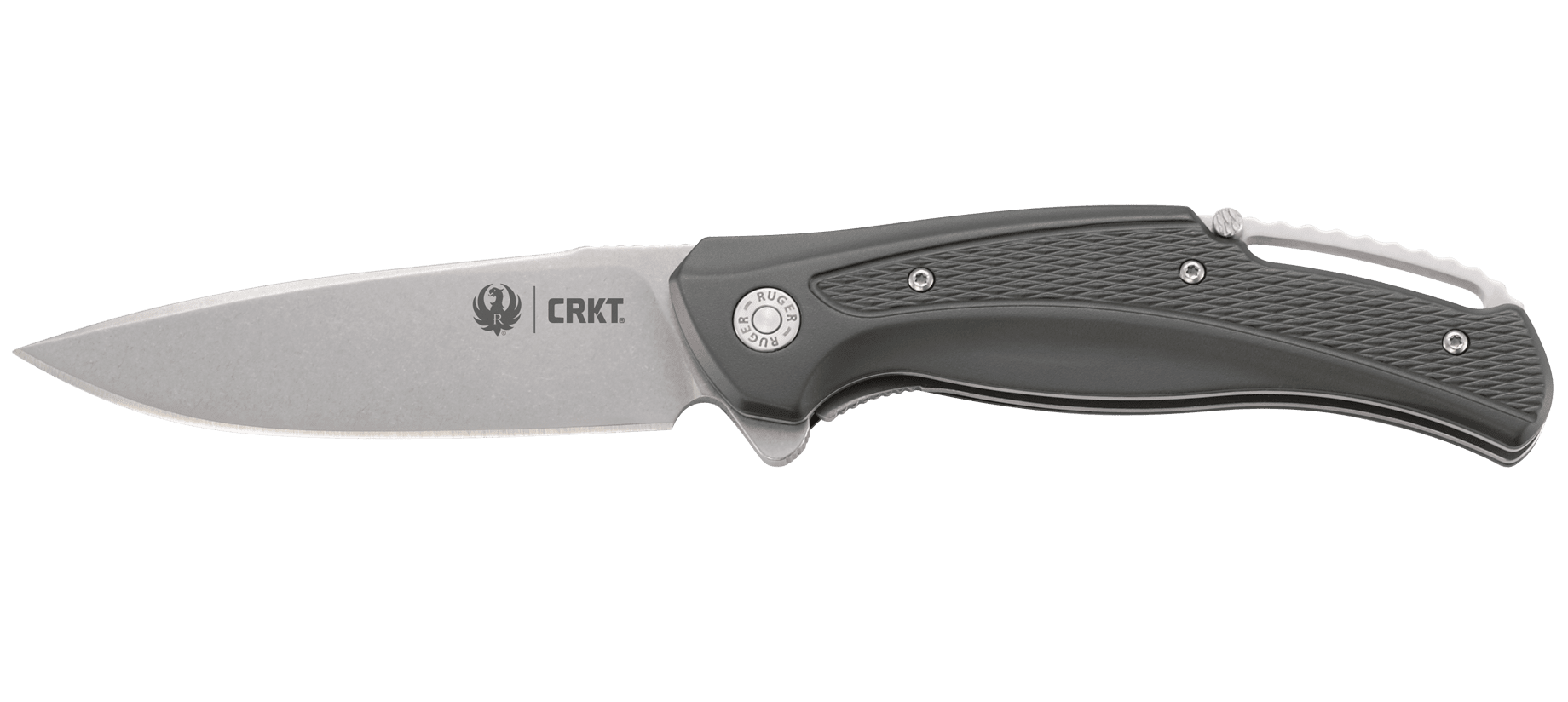 Складной нож CRKT R2401 Ruger Knives Windage, сталь 8Cr13MoV Stonewashed, рукоять алюминий - фото 2